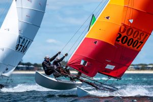 N Hobie 16 Aus Champions Cam Owen Susan Ghent Jordan Roberts | Down Under Sail Dsc07308
